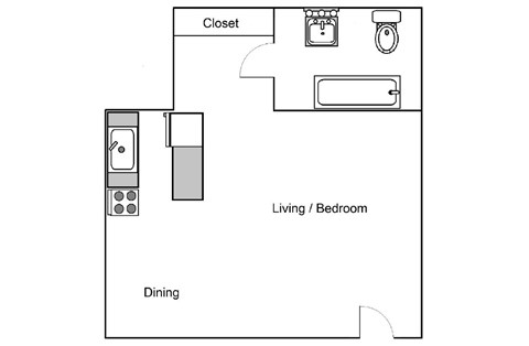 Studio B at Cascade Vista, Portland, OR, 97239